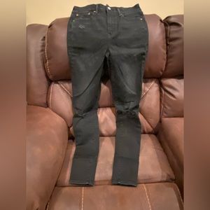 American Eagle The Lu(x)e jean black distressed skinny